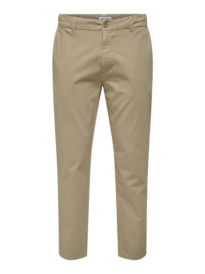 Only&Sons Hose 'Free' in beige günstig kaufen