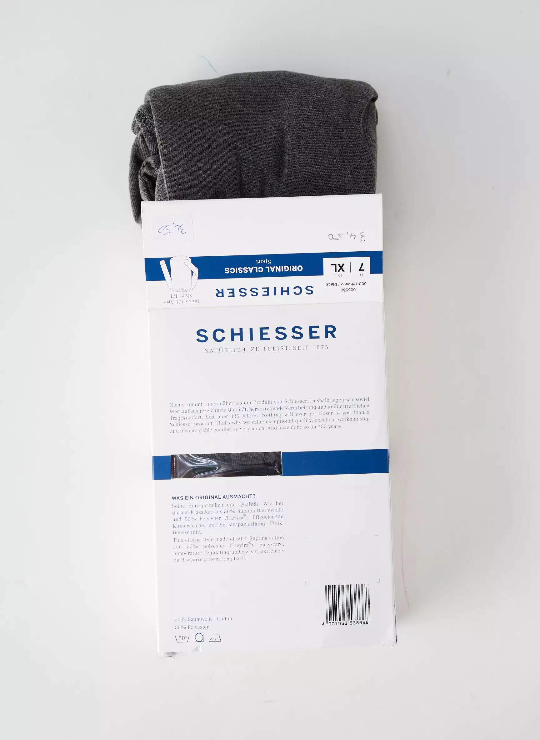 Schiesser Tshirts Homme couleur gris