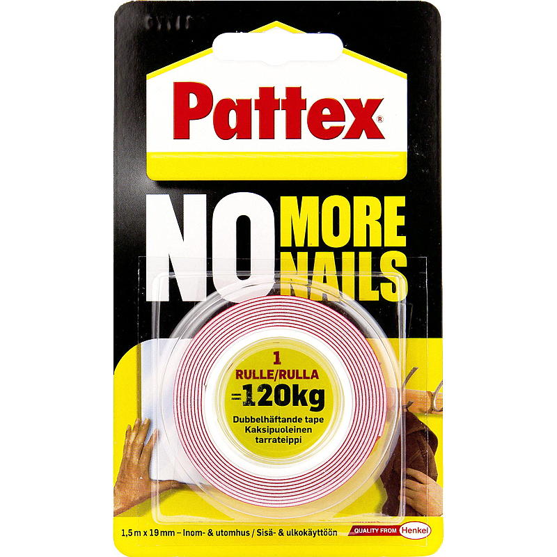 Pattex No more nails Viper tape 120 kg Pattex