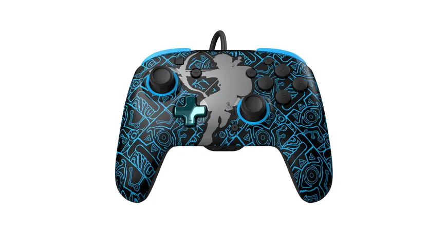 Nintendo Switch Sheikah Shoot Rematch Glow kabelgebundener Controller für Nintendo Switch, Nintendo Switch - OLED Model