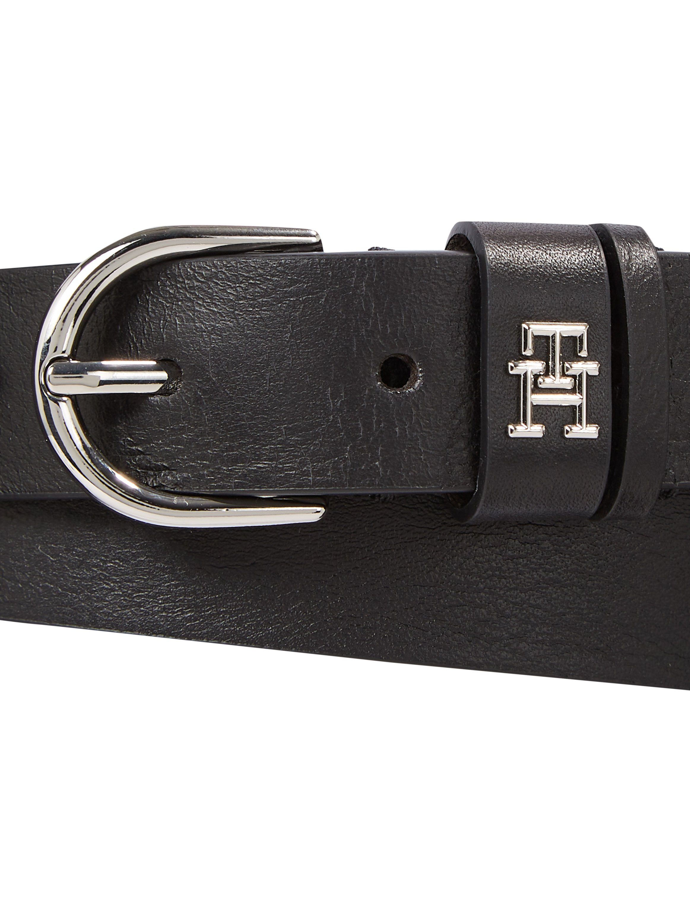 Tommy Hilfiger Ledergürtel ESSENTIAL EFFORTLESS 2.5 mit Tommy Hilfiger Label aus Metall