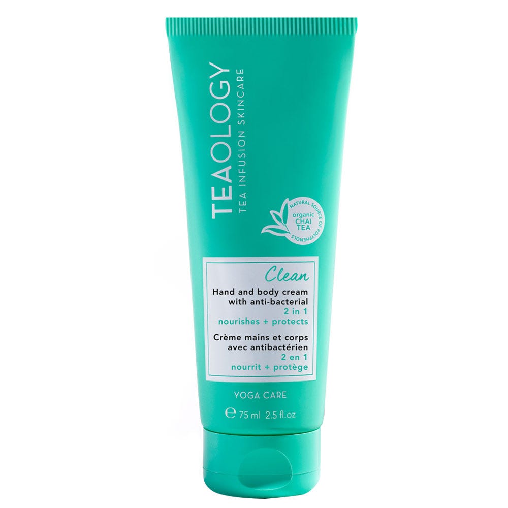 Teaology Yoga Care Clean Hand & Body Cream anti-bacterial 75 ml