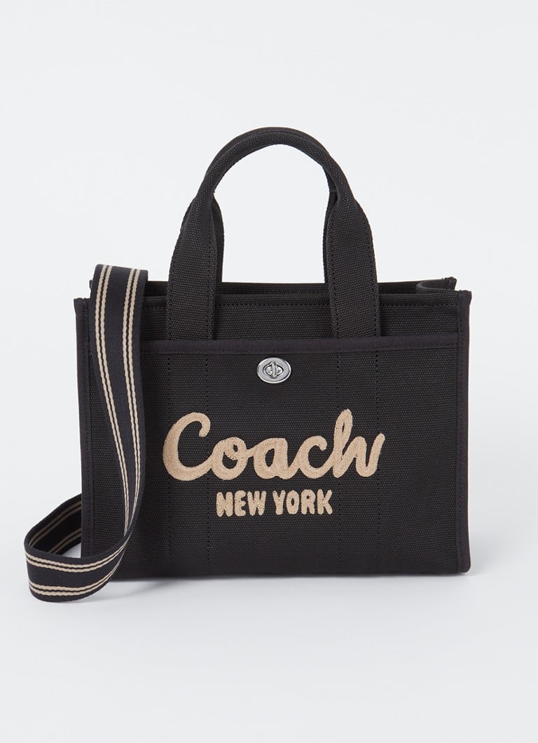 Coach Cargo rokassoma ar izšuvumu no logotipa un noņemamu plecu siksnu