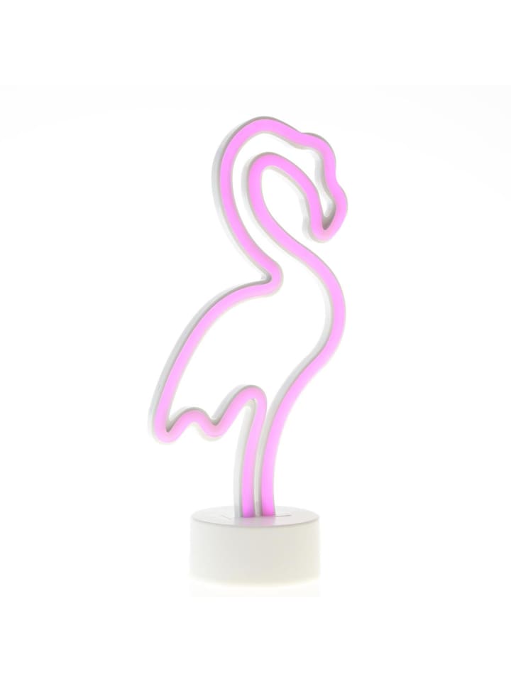 SATISFIRE LED Neonlicht Dekofigur Flamingo H: 30cm in pink günstig kaufen onesize