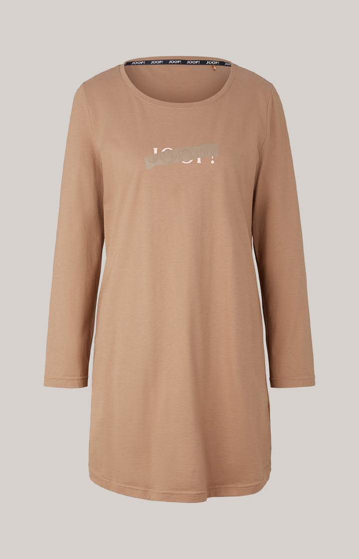 Loungewear Longshirt in Camel