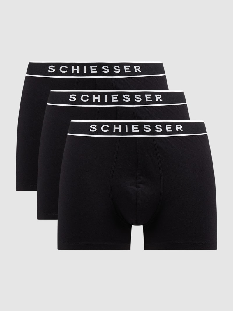 Trunks mit Stretch-Anteil im 3er-Pack in schwarz