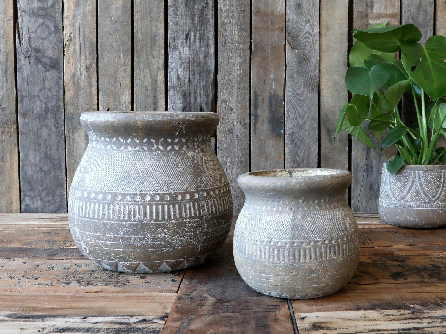 Chic Antique Übertopf Évron Kessel