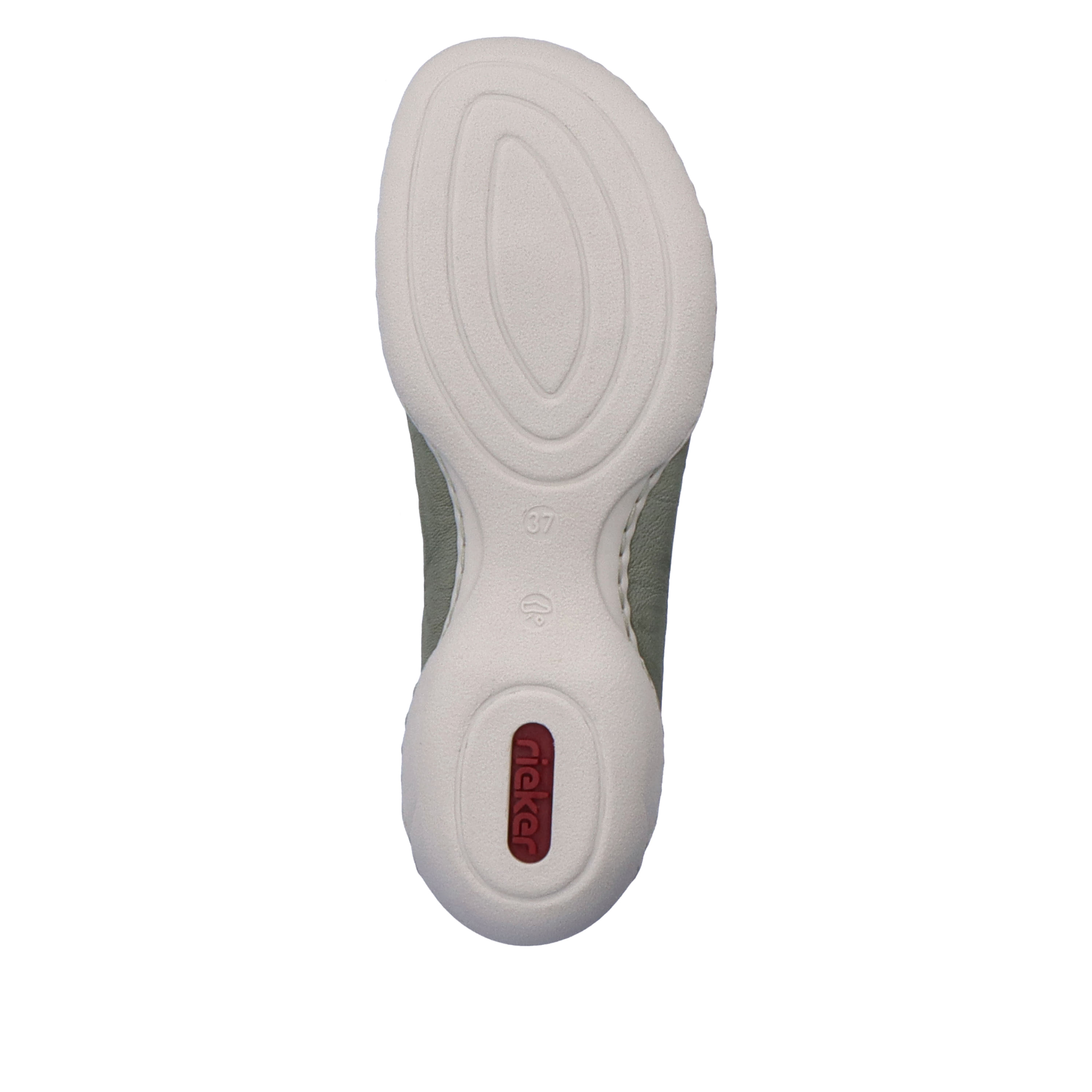 Rieker Damen Schnürschuhe grüngrau
