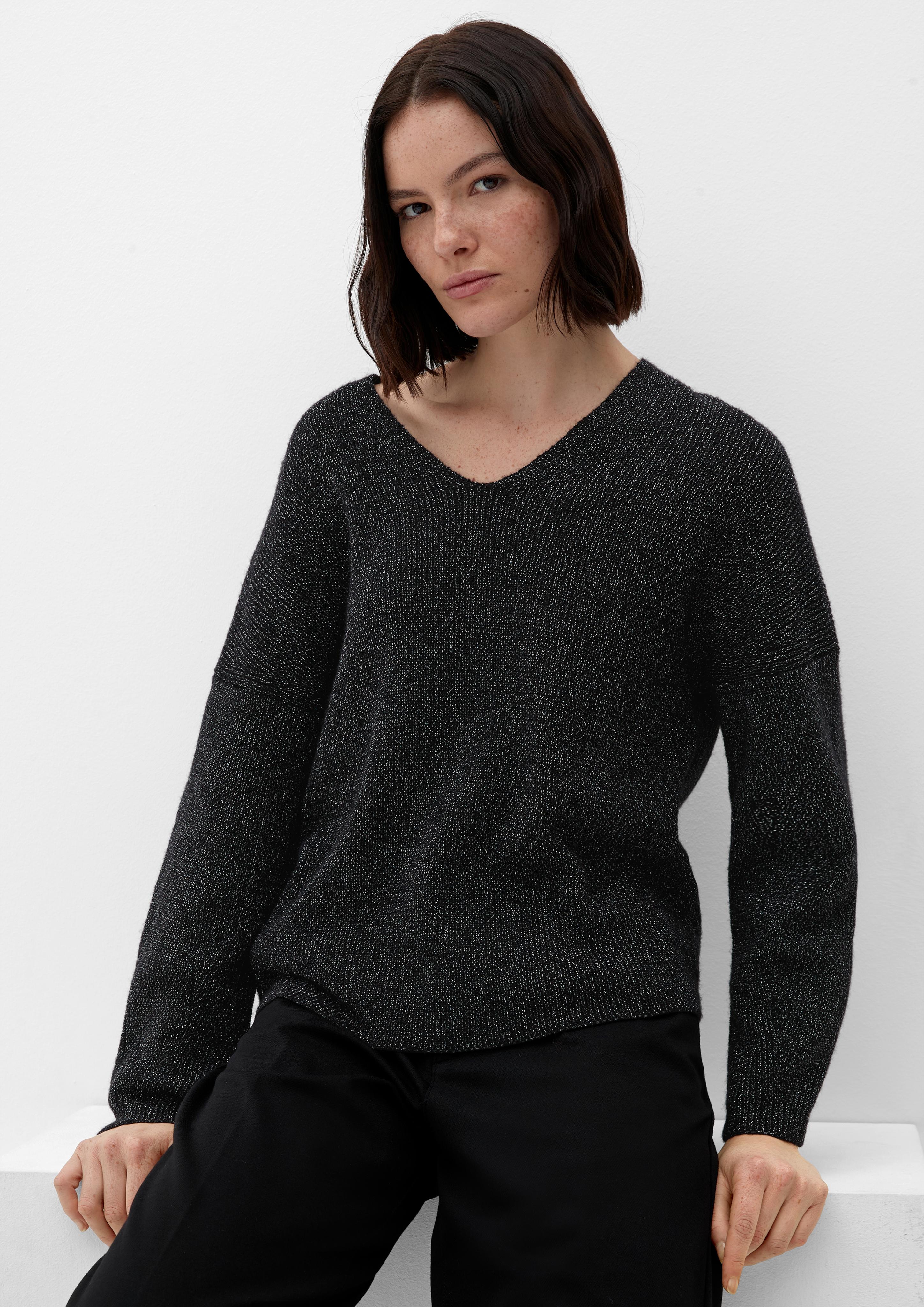 Strickpullover mit Glitzergarn  2123888-99W7