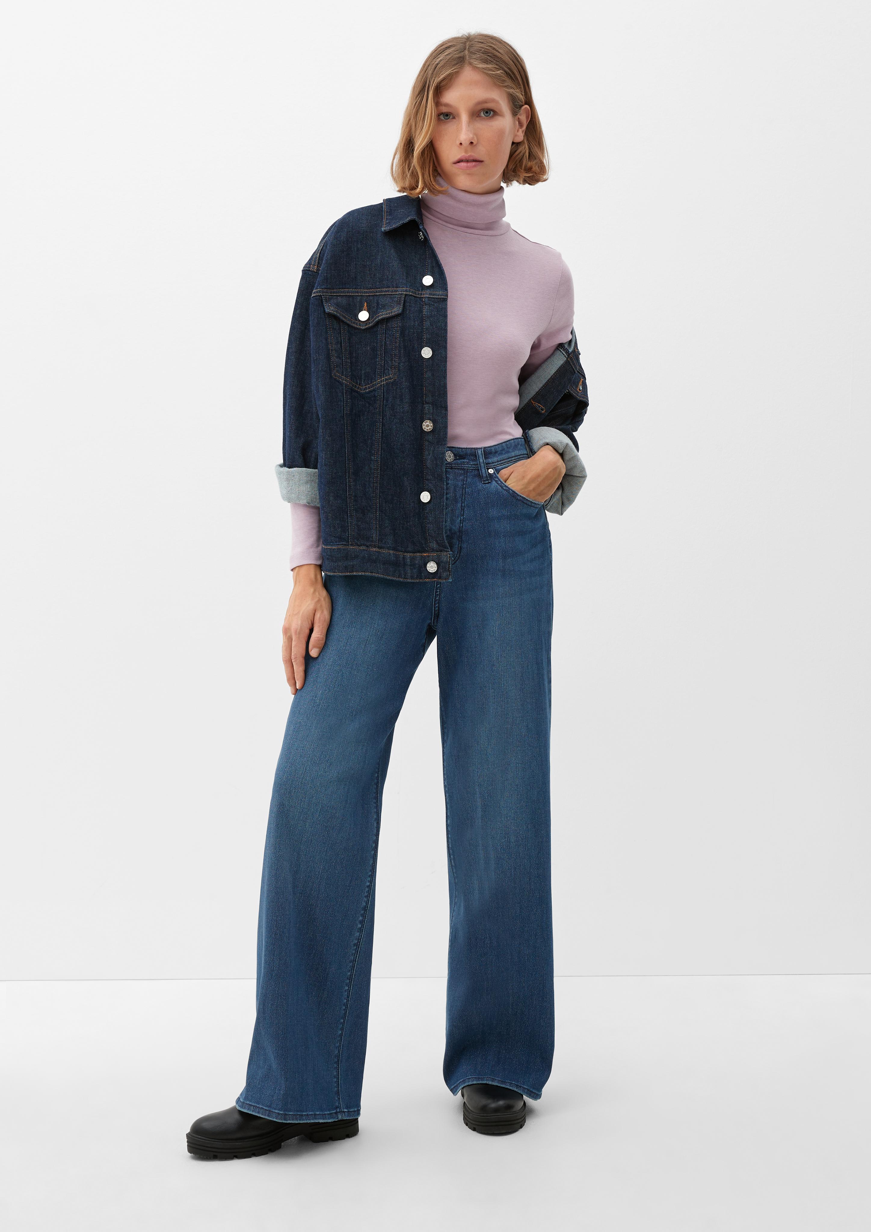 Suri: Wide leg-Jeans mit Glitzergarn  2125412-56Z6