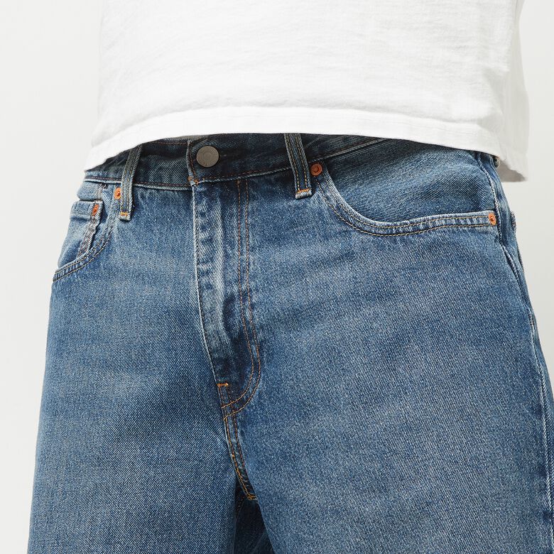 Levi's 468 Stay Loose Shorts dark indigo worn in