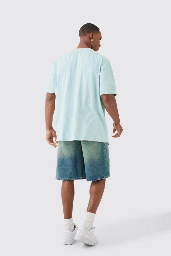 Oversized Polaroid Wash License T-shirt