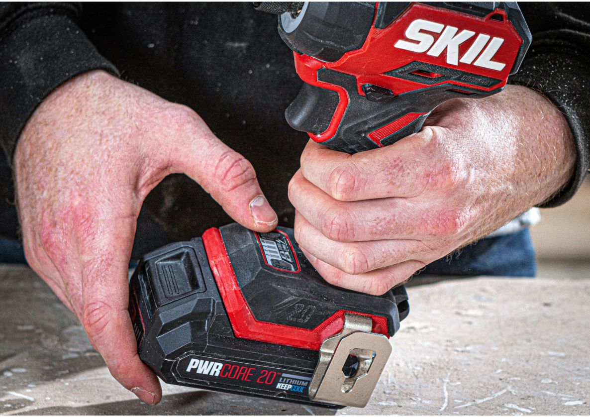 SKIL SD1E3225JA Slagschroevendraaier 20V Compact brushless 250Nm excl. accu's en lader in koffer