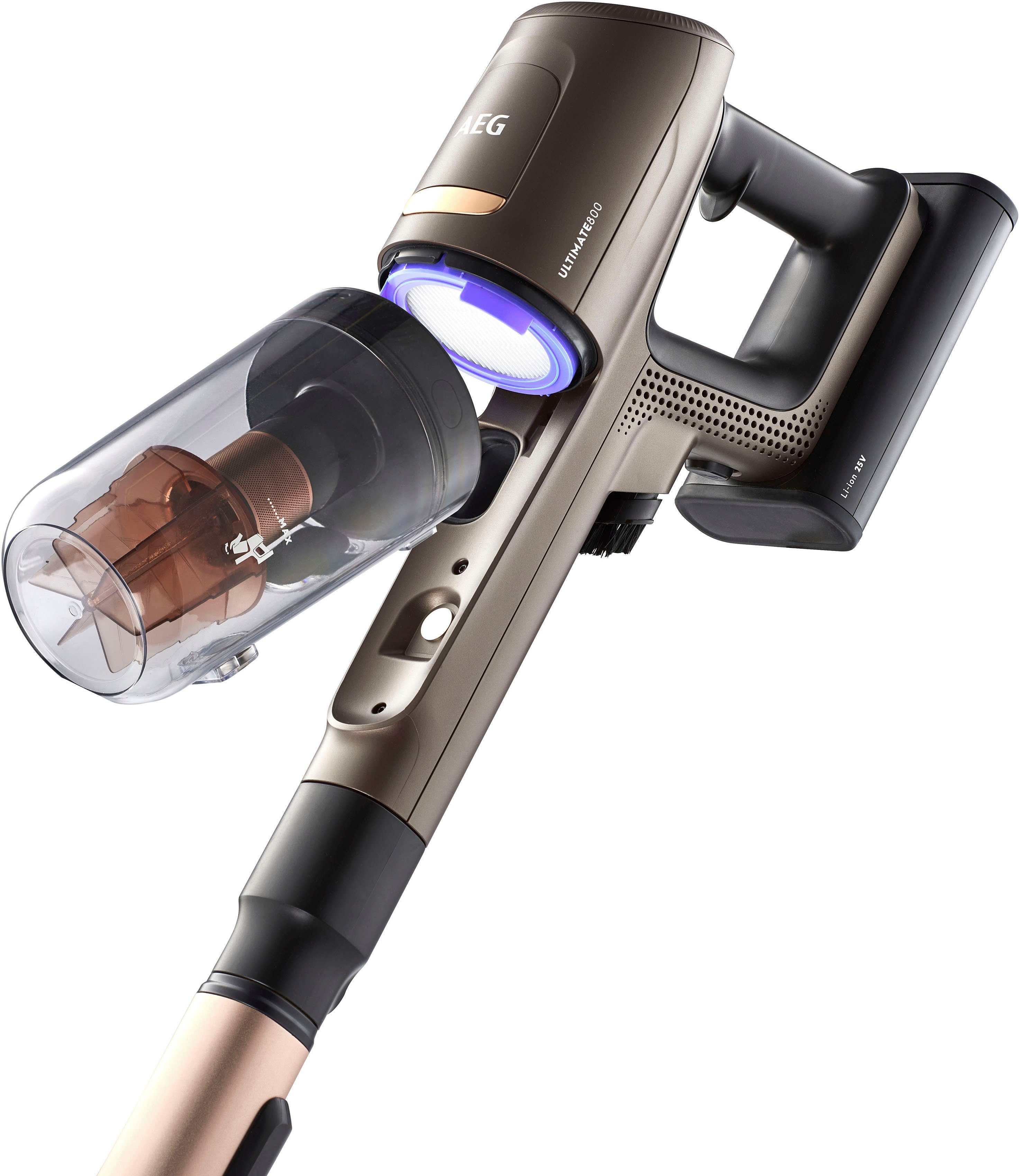AEG Akku-Hand-und Stielstaubsauger Ultimate 8000 AP81A25ULT, beutellos, 5-stufige Filtration