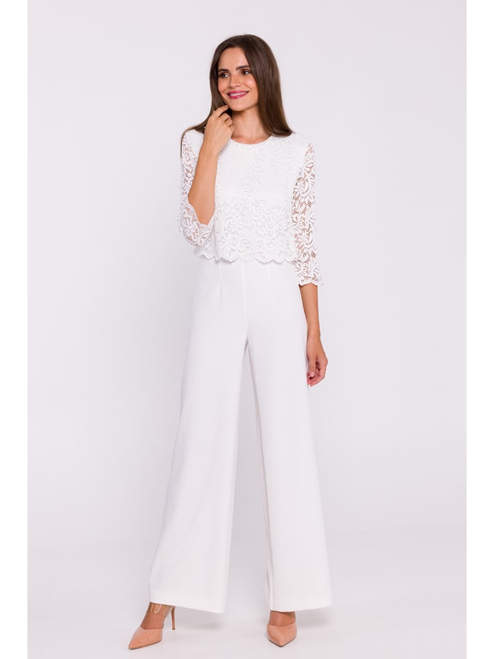 Stylove Jumpsuit in Weiß günstig kaufen