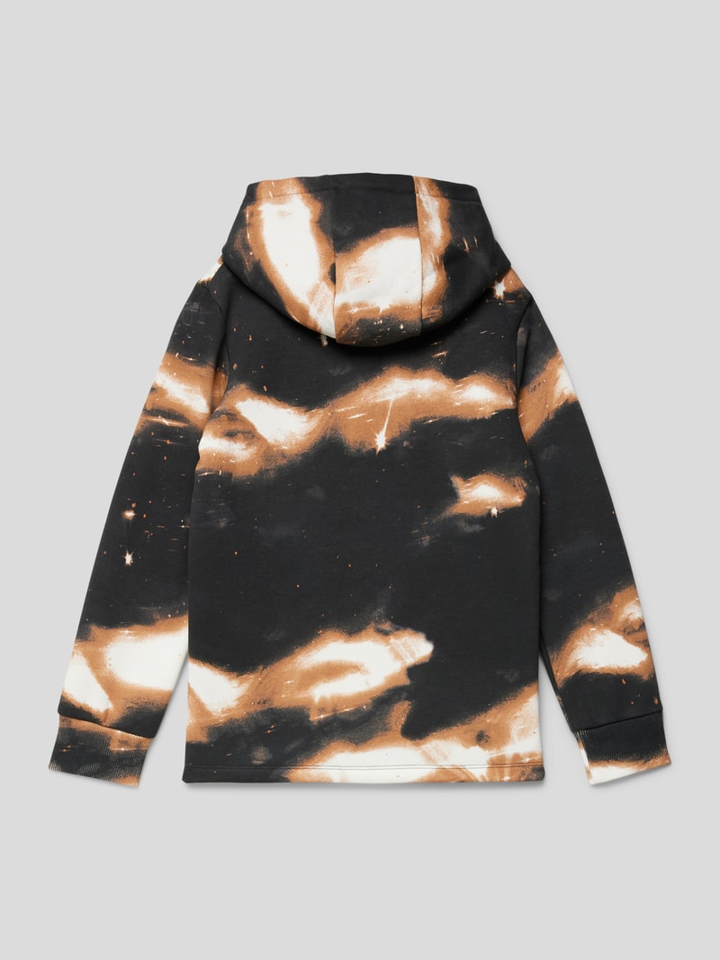 Hoodie mit Allover-Print Modell 'GALAXY' in schwarz
