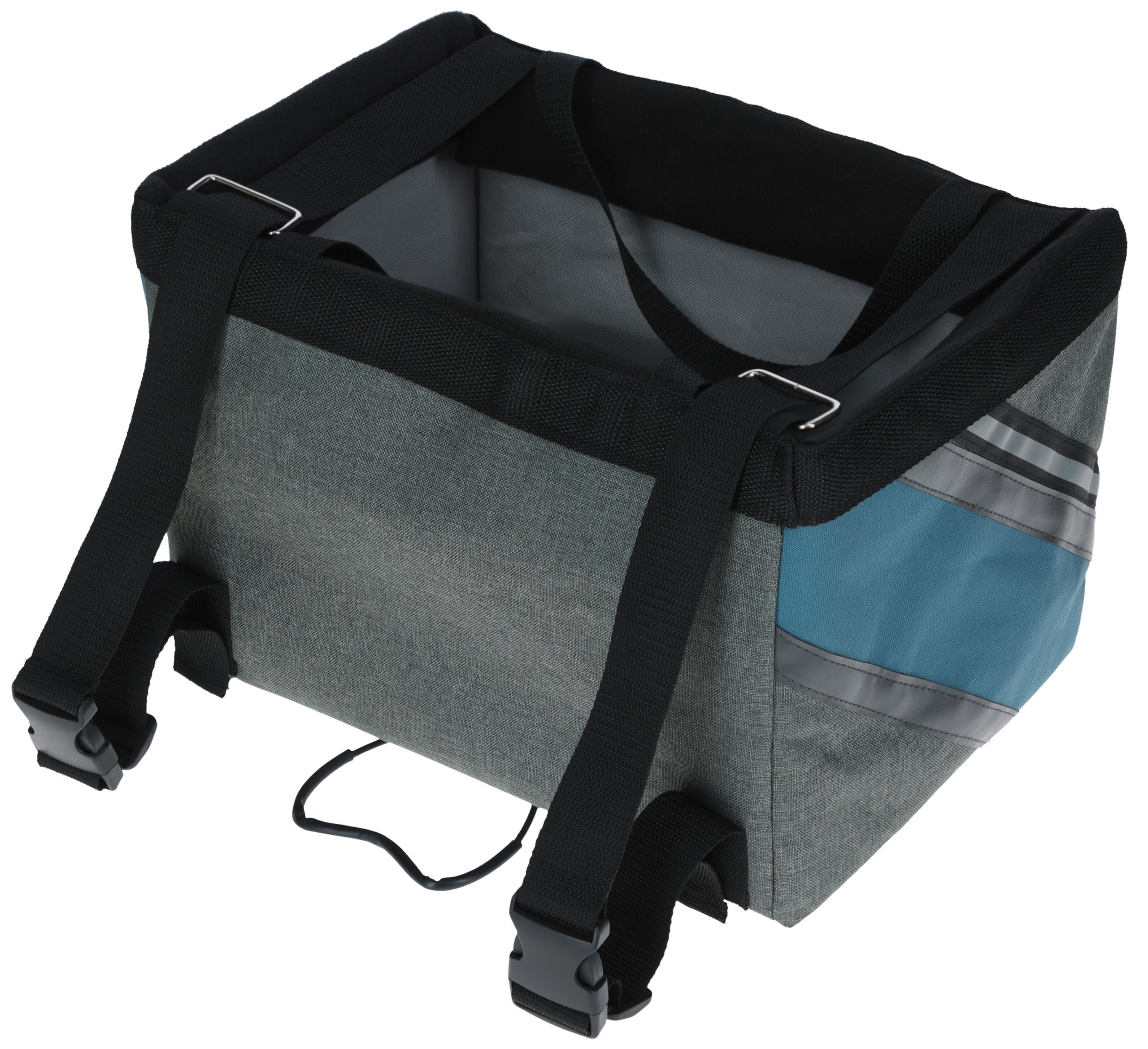 Kerbl Tragetaschen Kerbl Pet Fahrradtasche Vacation für kleine Hunde, Grau/Blau