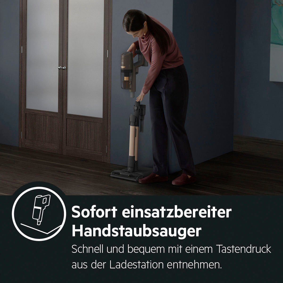 AEG Akku-Hand-und Stielstaubsauger Ultimate 8000 AP81A25ULT, beutellos, 5-stufige Filtration
