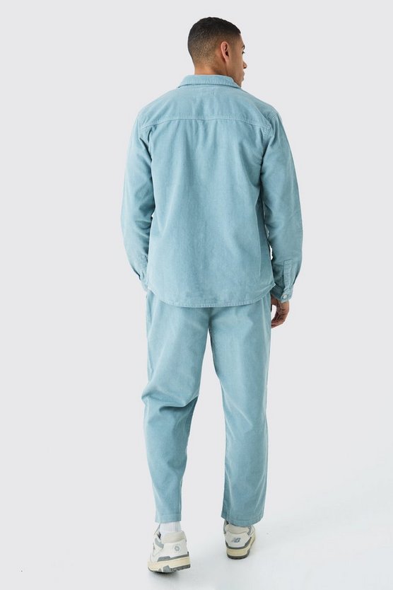 Oversize Cord-Hemd