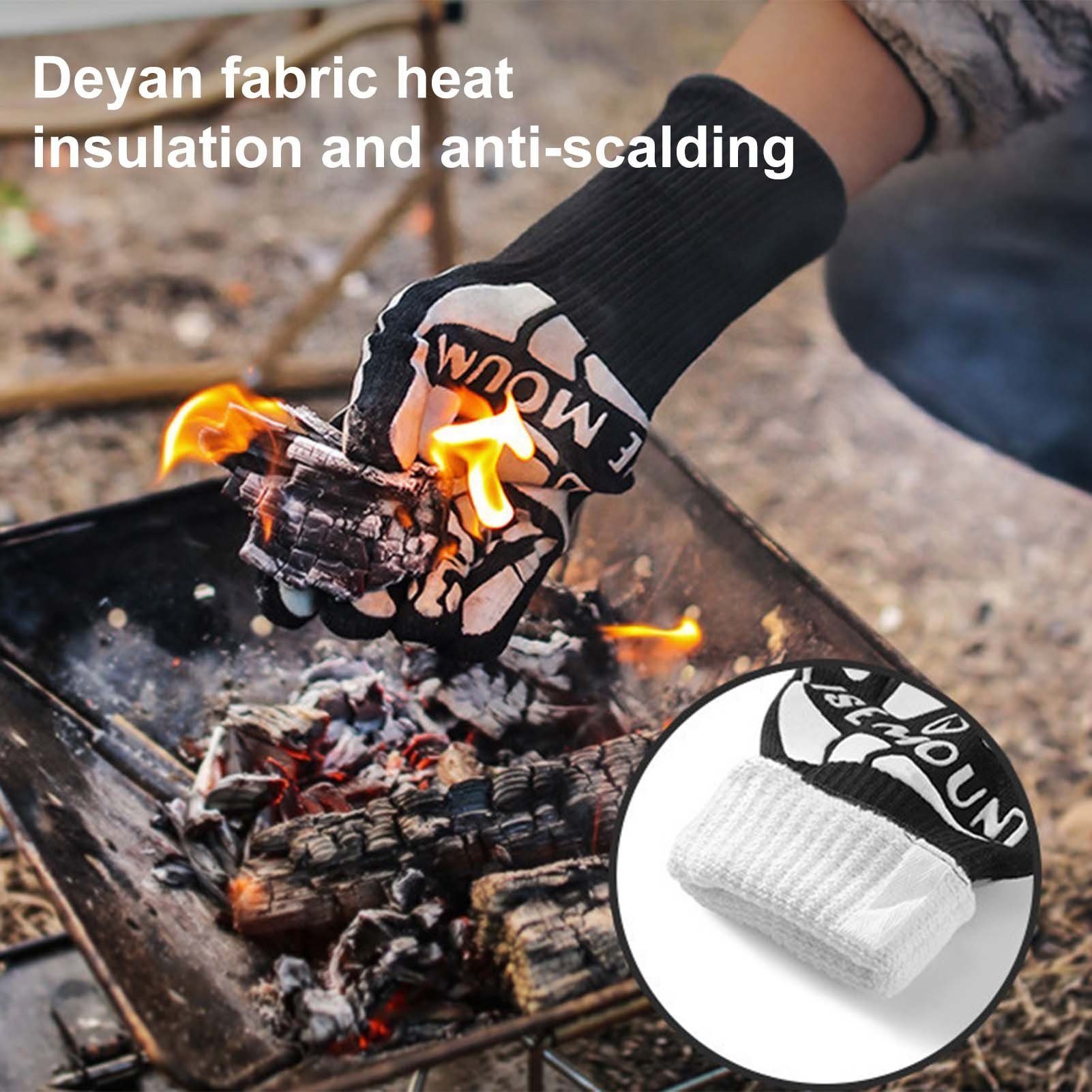 LENBEST Topflappen Topflappen Grillhandschuhe Hitzebeständig bis 800°C