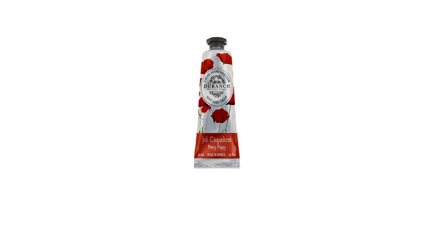 DURANCE Les Eternelles Handcrème schöne Mohnblume 30 ml
