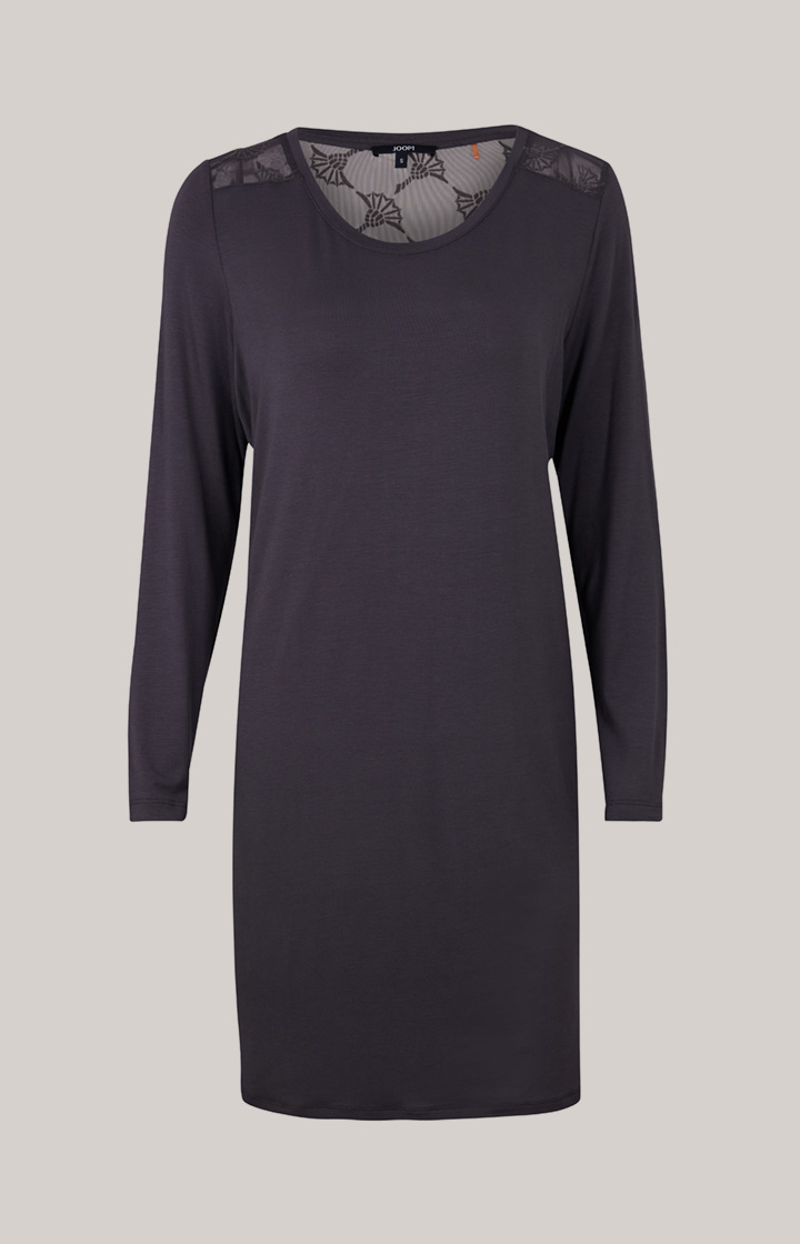 Lounge-Longshirt in Anthrazit