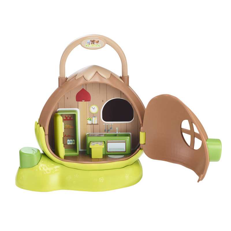 Maison noisette et 1 personnage Klorofil