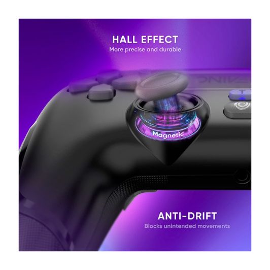 Controler wireless ONIVERSE Revolt V2 - Geschikt pentru PS4 și PC - Bluetooth - Zwart