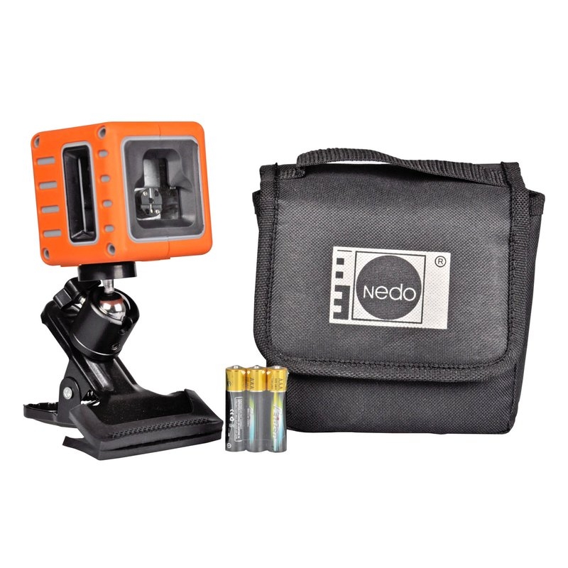 Nedo 460867 Cube Zielony laser krzyżowy