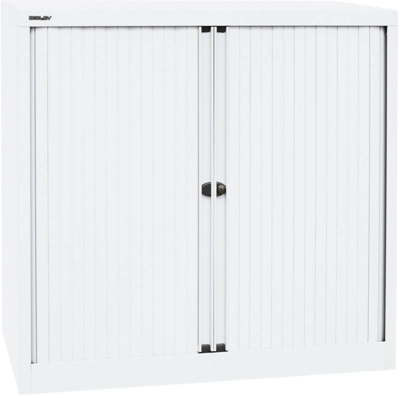 Bisley Rollladenschrank EuroTambour Verkehrsweiß 1.000 x 430 x 1.030 mm