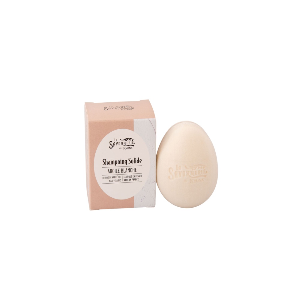 La savonnerie de nyons Shampoing solide 100g à Argile blanche Shampoing solide