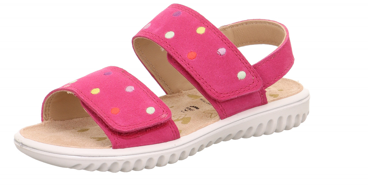 SPARKLE - PinkSandale mit Klettverschluss