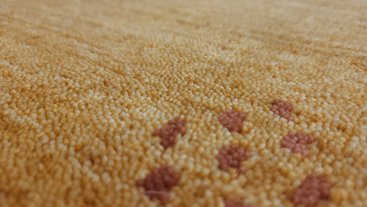 Handloom aus Indien Marand amber 40 x 60 cm