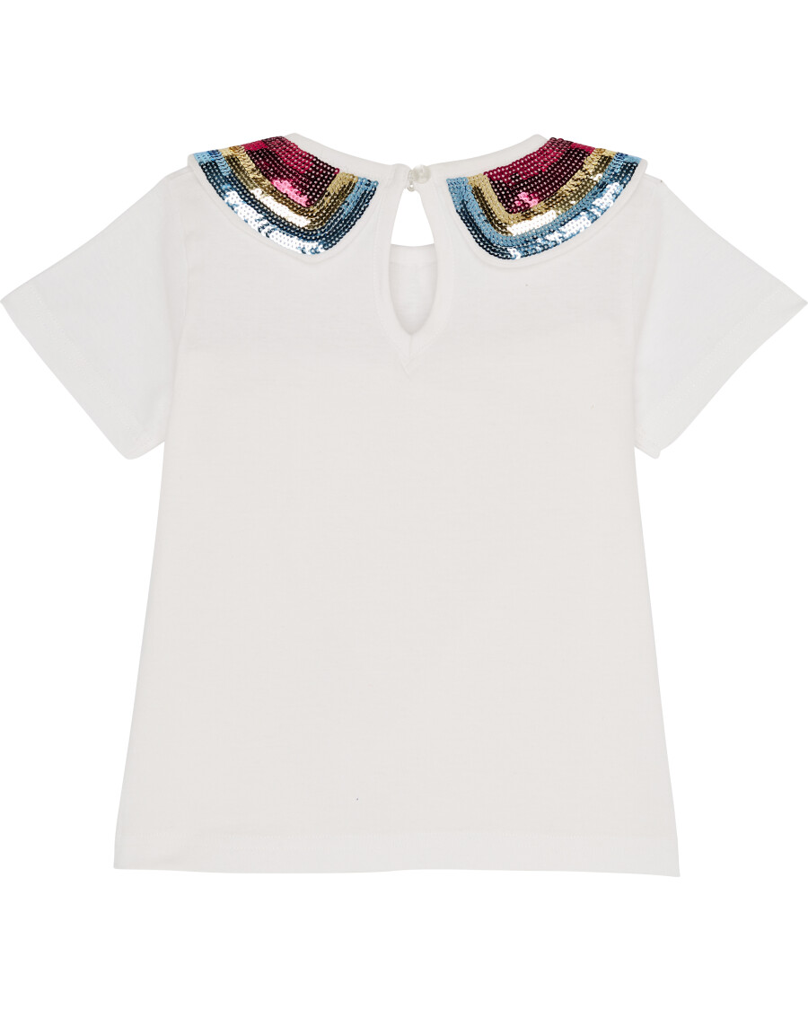 T-Shirt mit Pailletten
