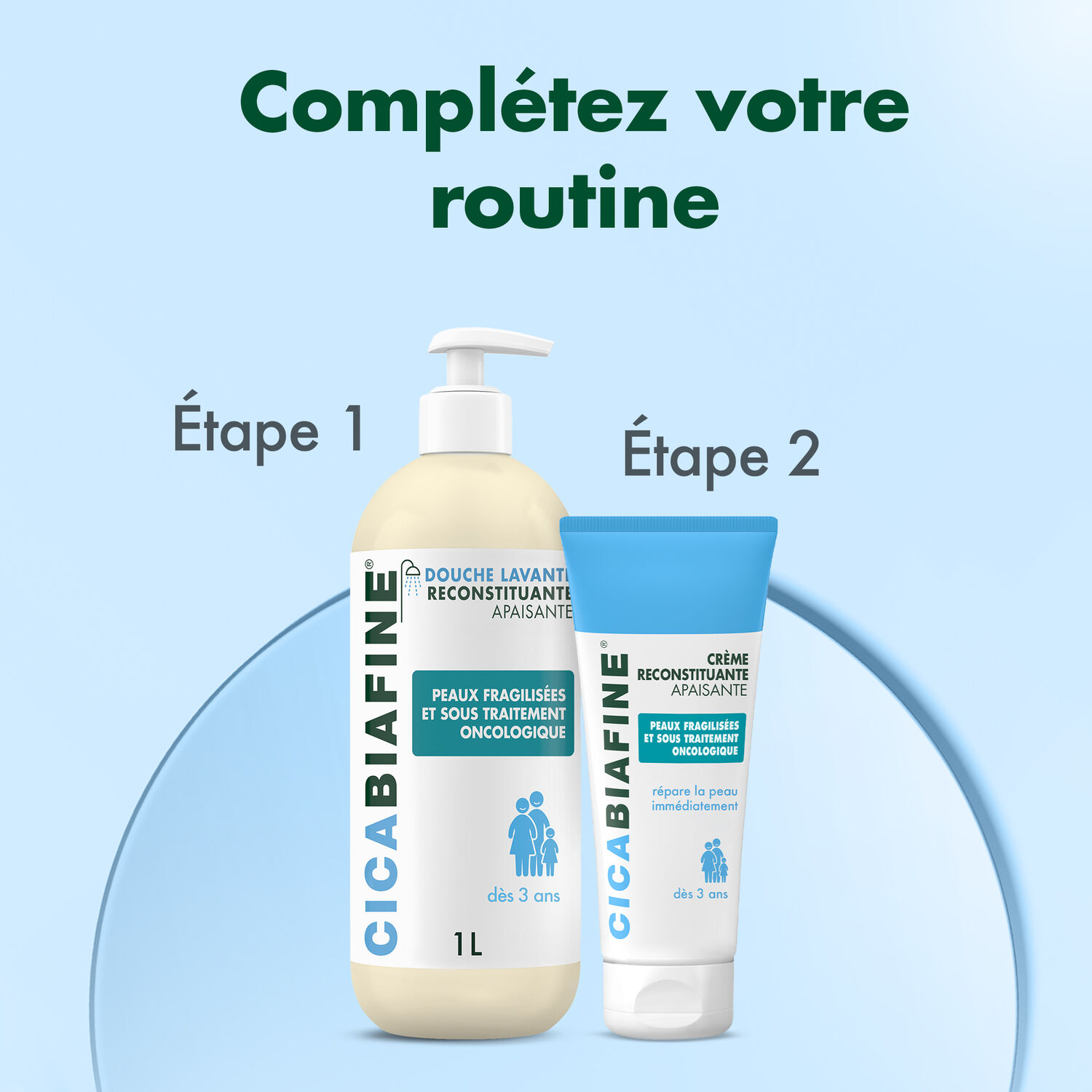 Cicabiafine Douche Lavante Reconstituante CICABIAFINE® Douche Lavante Reconstituante Apaisante 1L