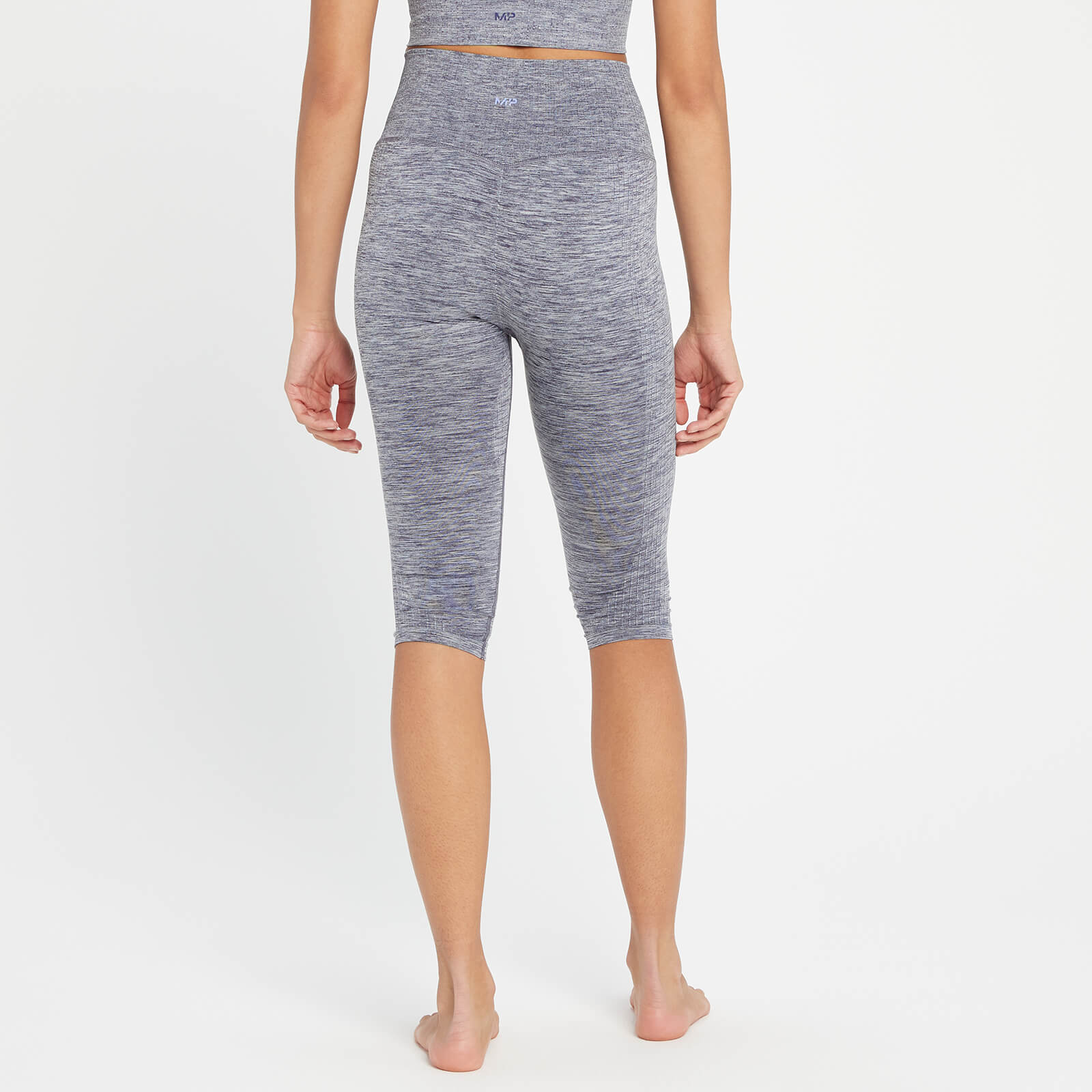 Legging ¾ sans coutures MP Composure pour femmes – Bleu galaxie