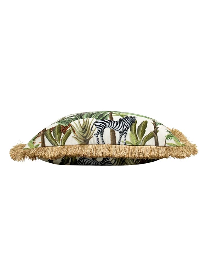 Mars & More Kissen in Creme/ Grün - (L)45 x (B)45 cm günstig kaufen onesize