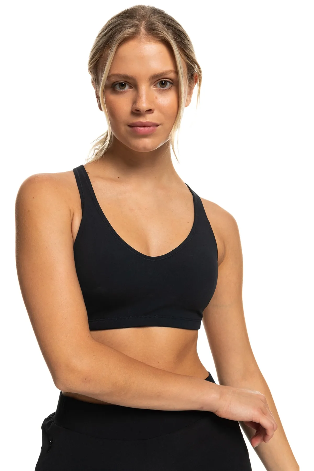 Quiksilver  Sport-BH - Schwarz - Unifarben