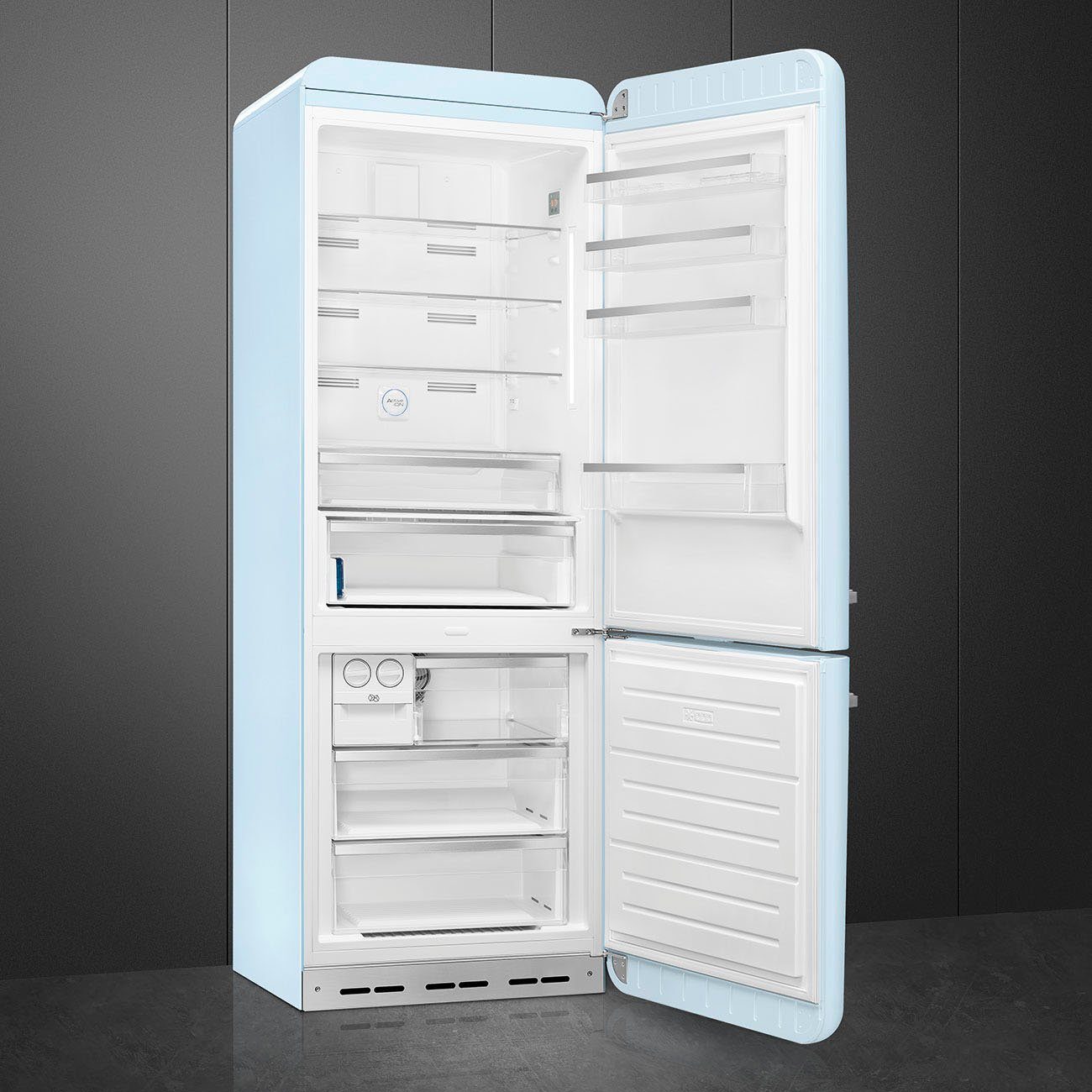 Smeg Kühl-/Gefrierkombination FAB38RPB5, 205 cm hoch, 70,6 cm breit