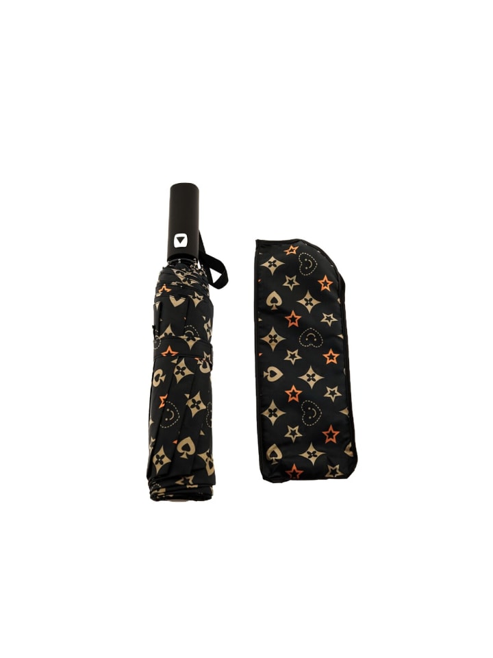 COFI 1453 Taschenschirme mit Schutzhülle – stilvoll & robust gegen Wind in Schwarz günstig kaufen onesize