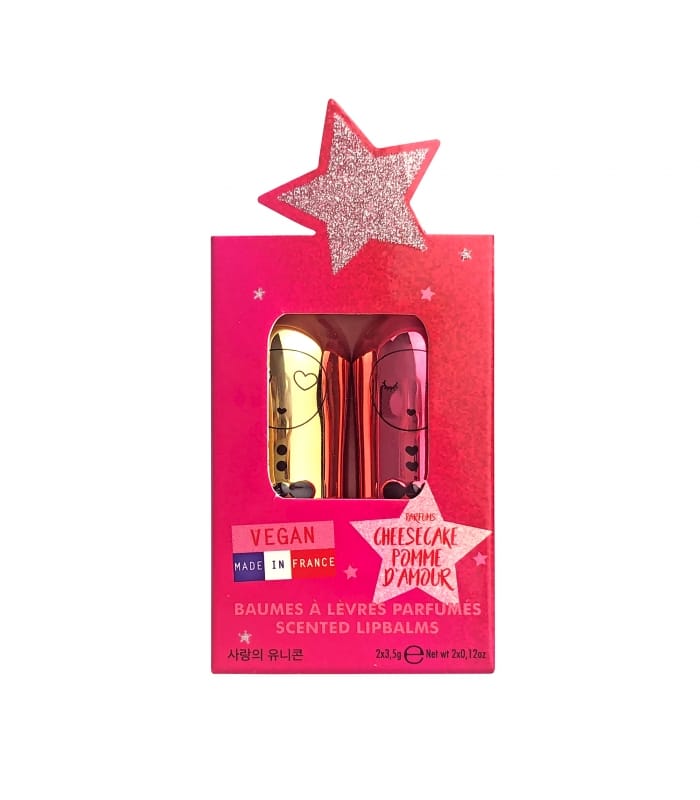INUWET-COFFRET DE 2 BAUMES A LEVRES METAL-Baumes lèvres