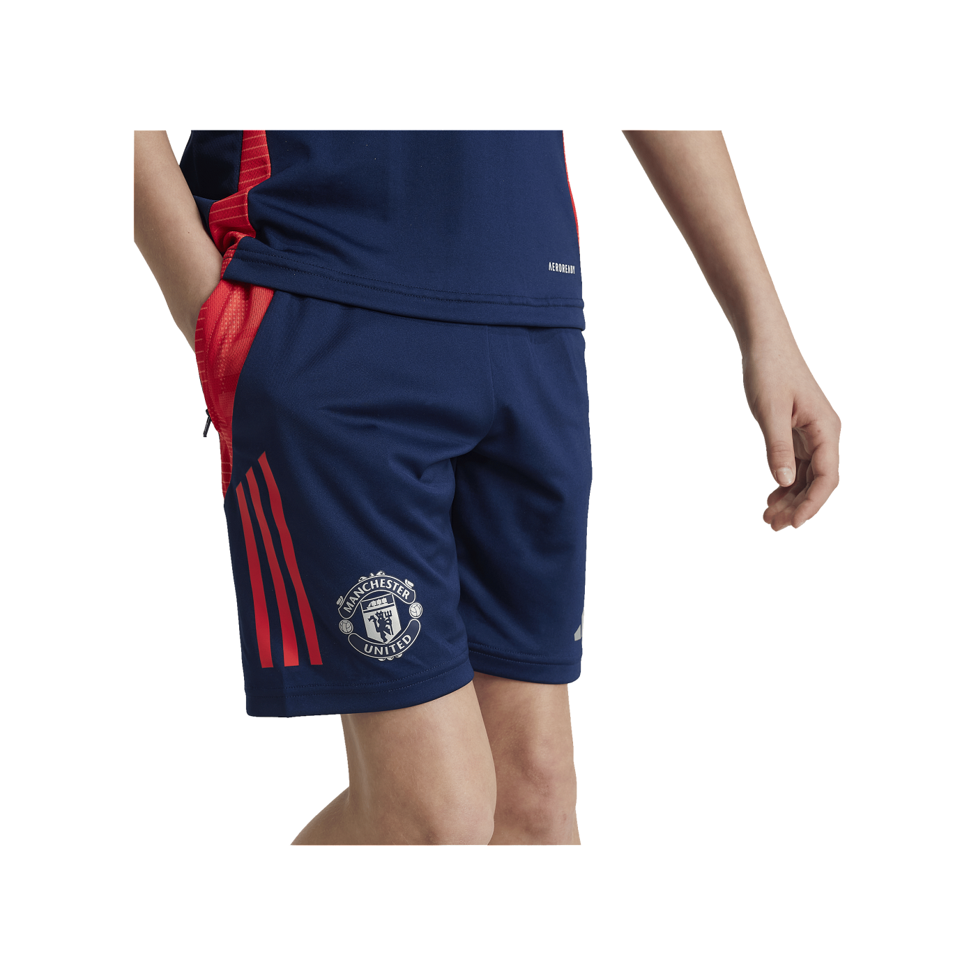 adidas Manchester United Short Kids Blau