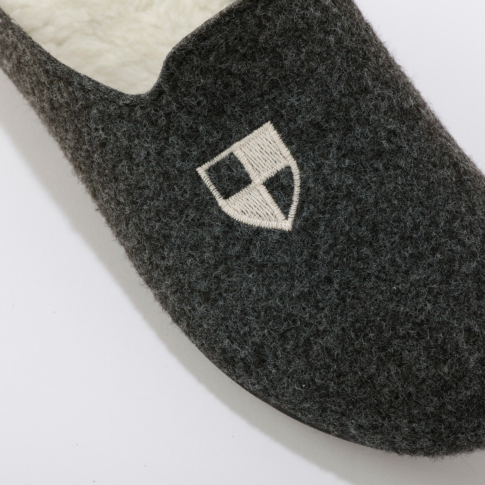 Chaussons forme mules homme