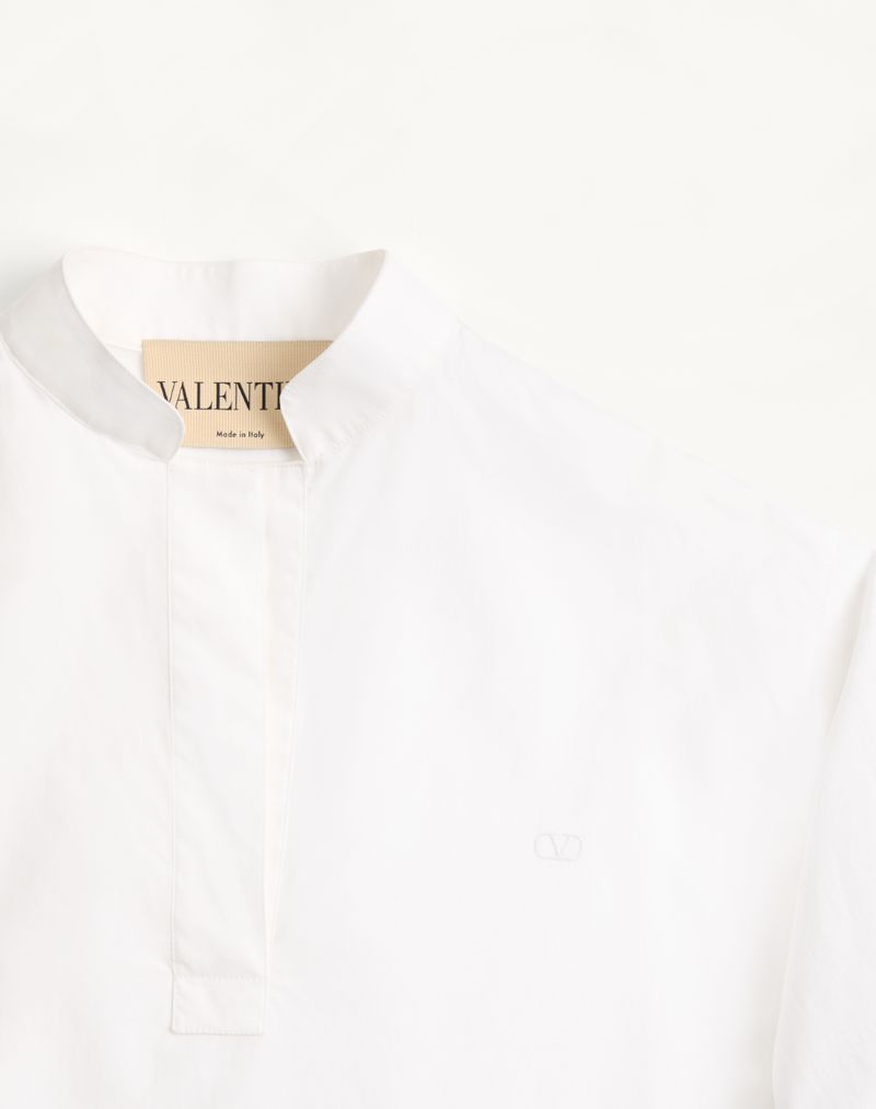 Katoenen poplin top