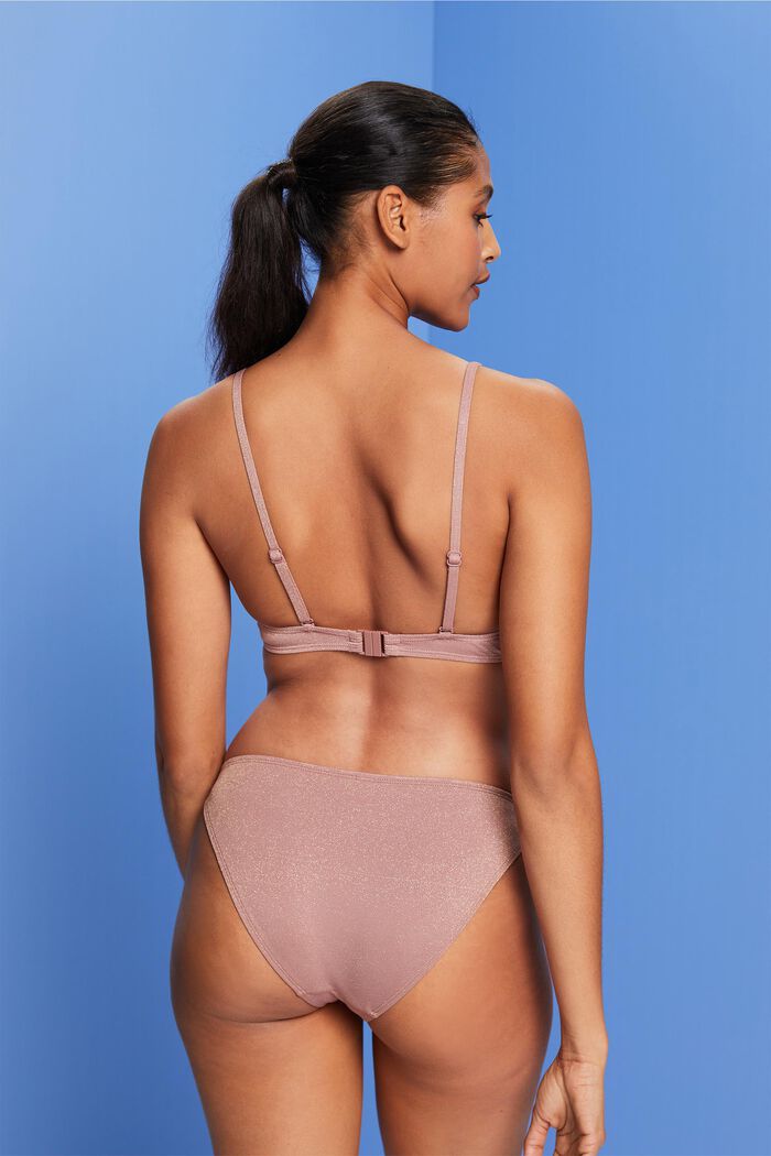 Recycelt: glitzerndes Bikinitop