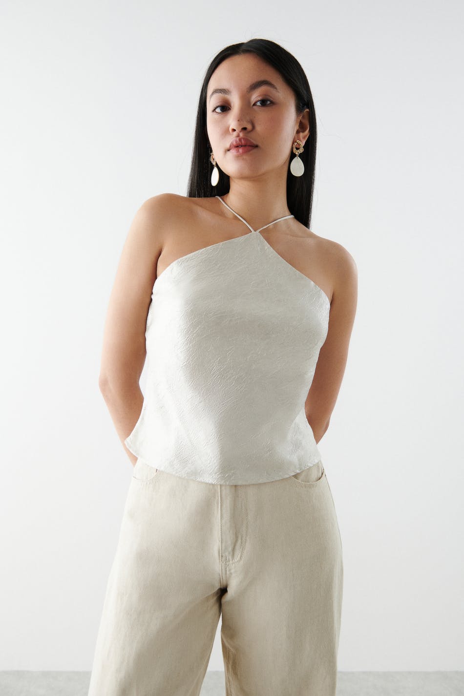 Sandy glitter singlet