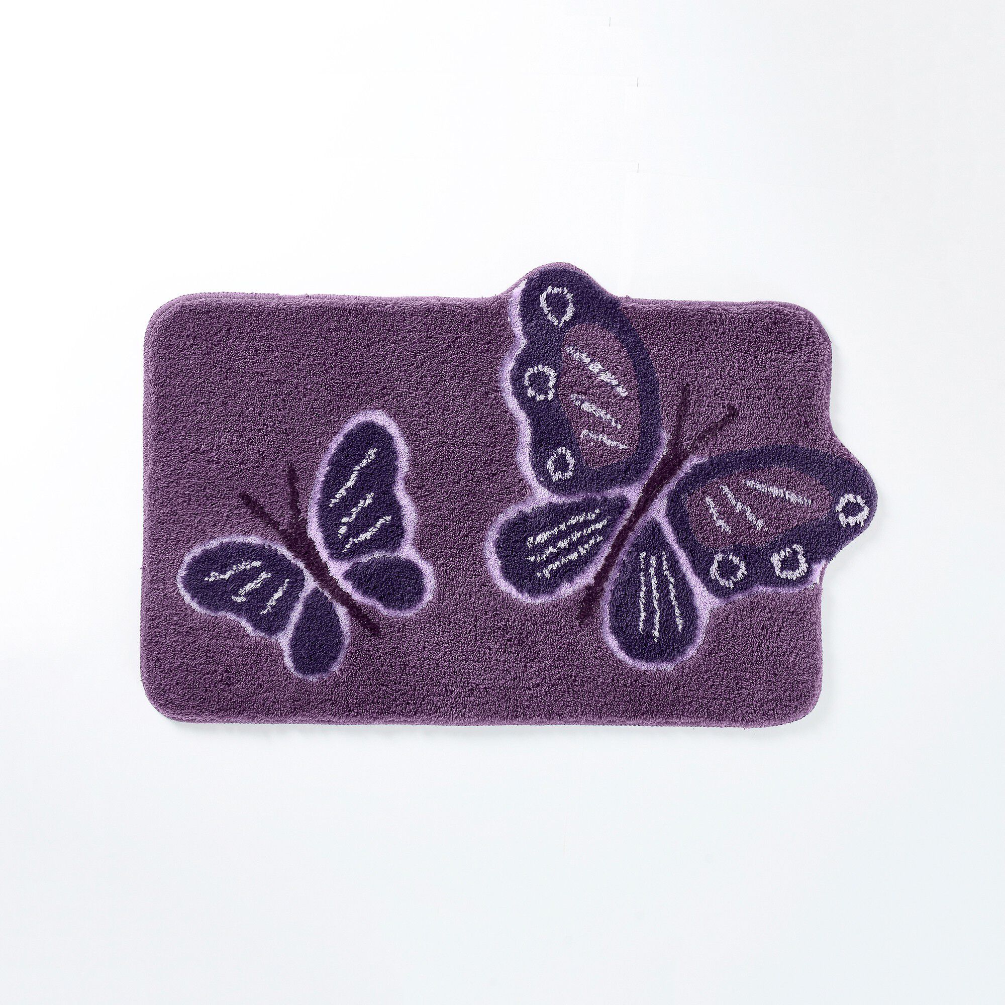 Tapis de bain fantaisie Papillons