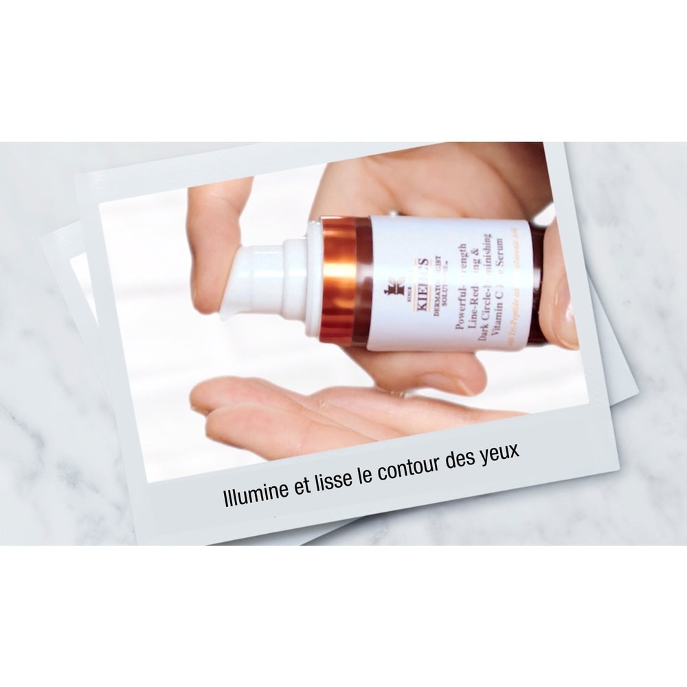 kiehl's Powerful-Strength Line-Reducing & Dark Circle-Diminishing Vitamin C Eye Serum Sérum contour des yeux réducteur de rides et anti-cernes à la vitamine C