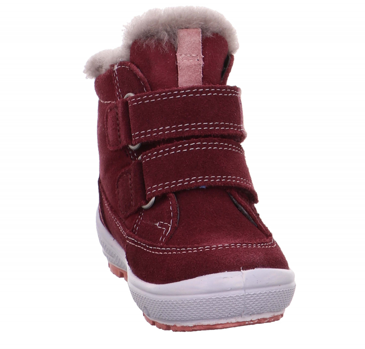 GROOVY - Rot/Rosa Boots mit Klettverschluss