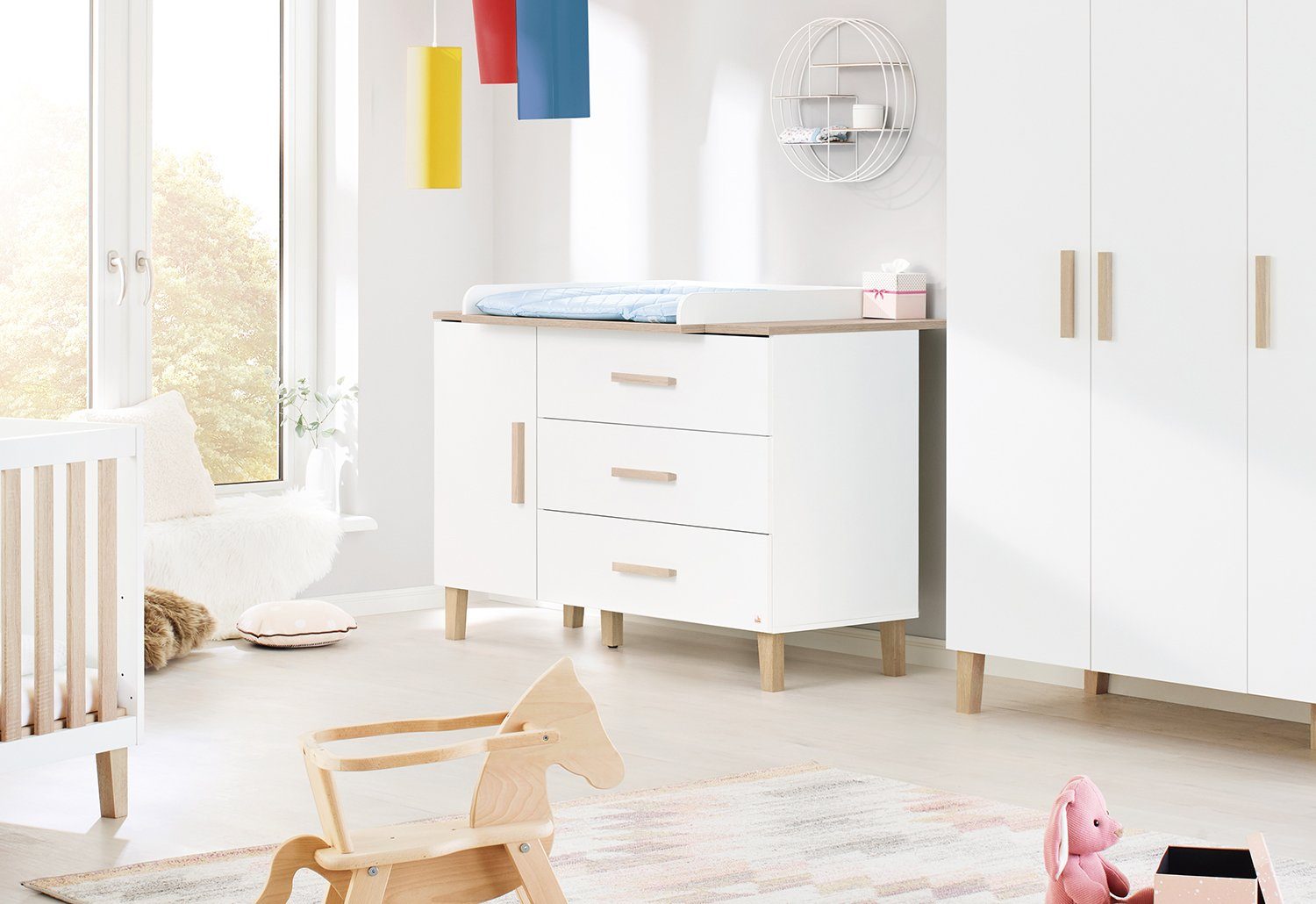 Pinolino® Wickelkommode Lumi, extrabreit; Made in Europe